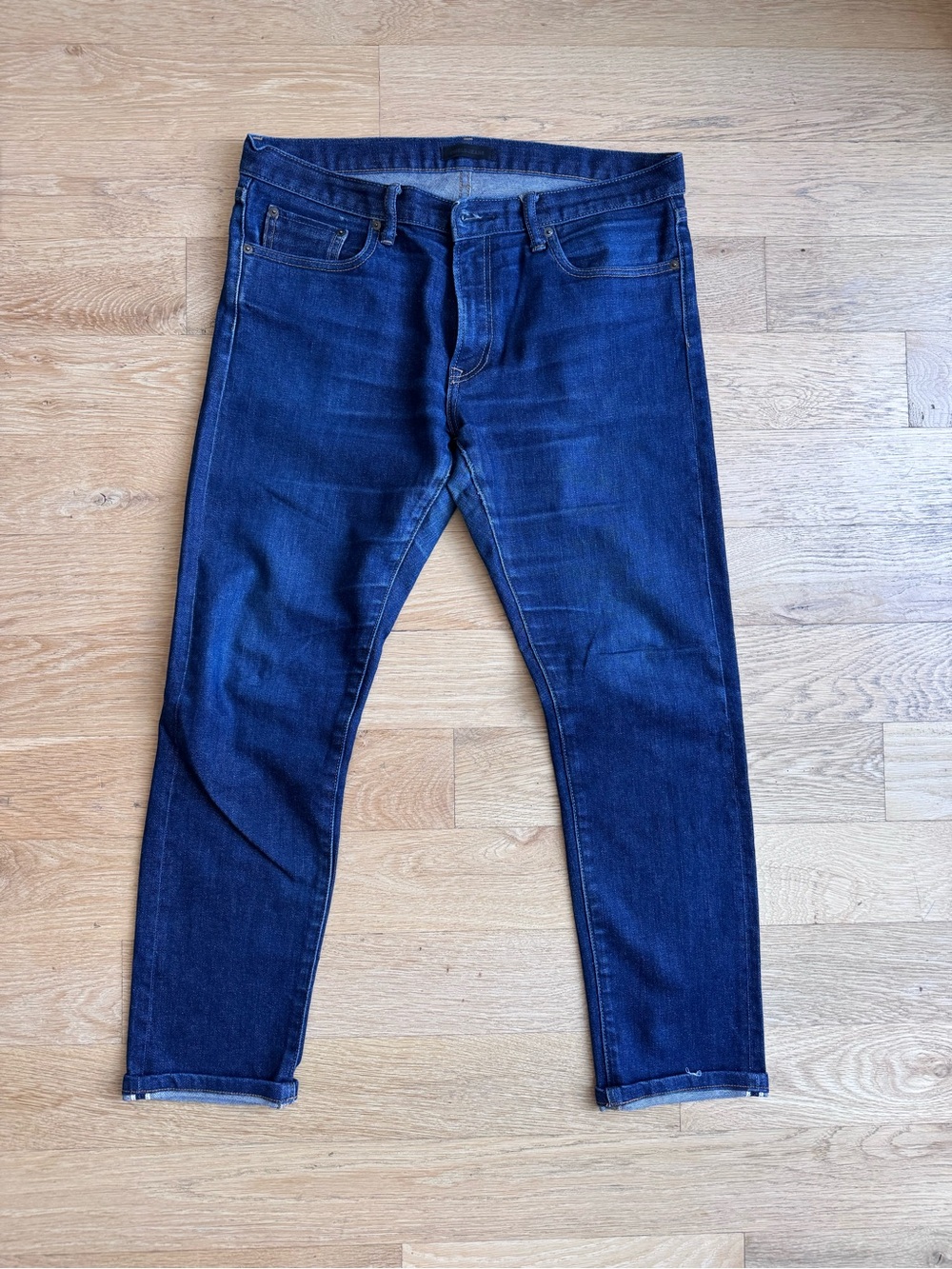 Uniqlo Men's Jeans in Deep Blue